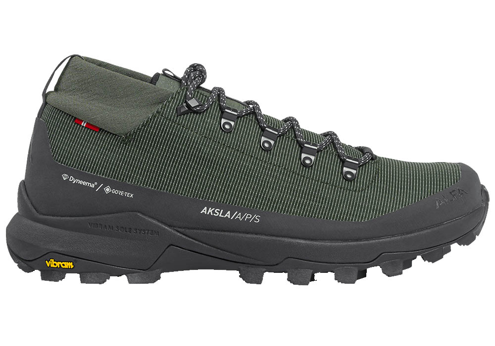Men's low hiking boots ALFA Aksla APS GTX M Black - uncompromising performance in a variety of conditions!