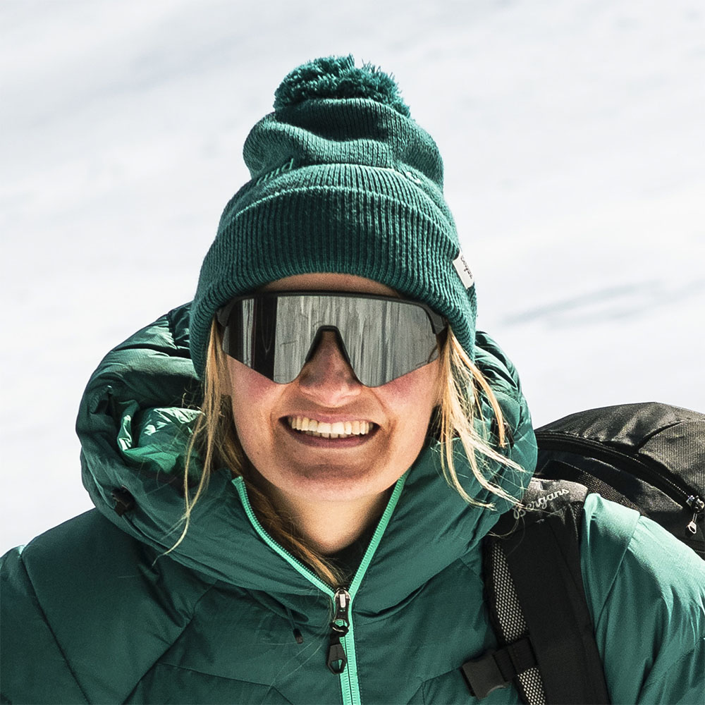 Зимна шапка от мерино вълна Bergans Tind PowPow Pom Wool Beanie Malachite Green