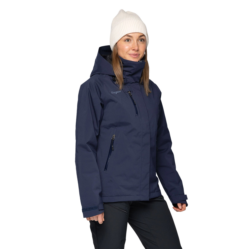 Дамско хардшел яке с изолация Bergans Flya Insulated Lady Jacket Navy Blue