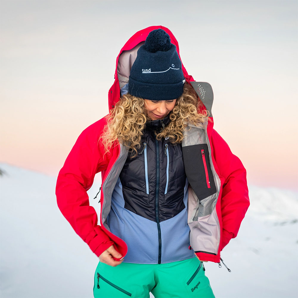 Дамско хардшел яке Bergans Tind 3L Shell Jacket Women Alpine Rose