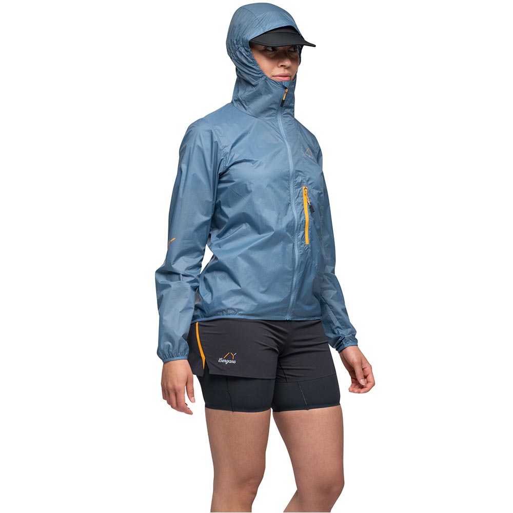 Дамско ветроустойчиво яке Bergans Y LightLine Pure Windbreaker Jacket Woman Elemental Blue - утралека ветровка