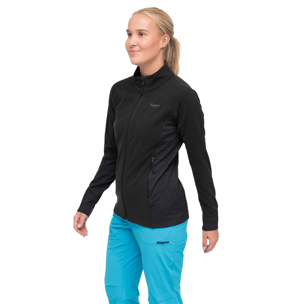Дамски полар Bergans Rabot Fleece Midlayer Jacket Women Black 