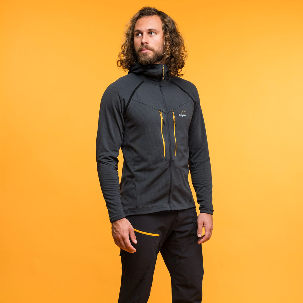Bergans Y MountainLine Wooltech Midlayer Jacket Men Dark
