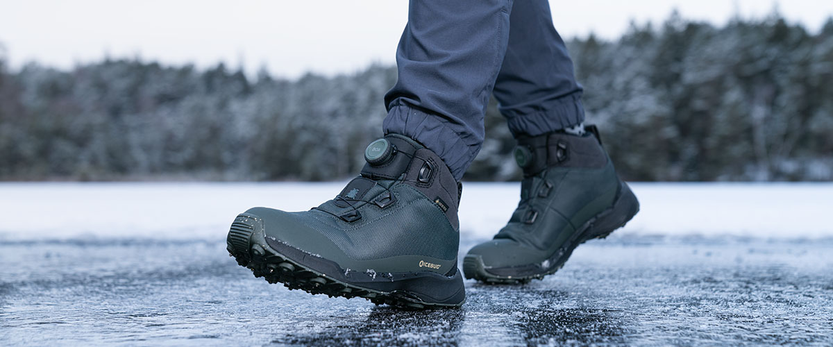 Дамски зимни туристически обувки Icebug Stavre W BUGrip GTX Black / JadeMist