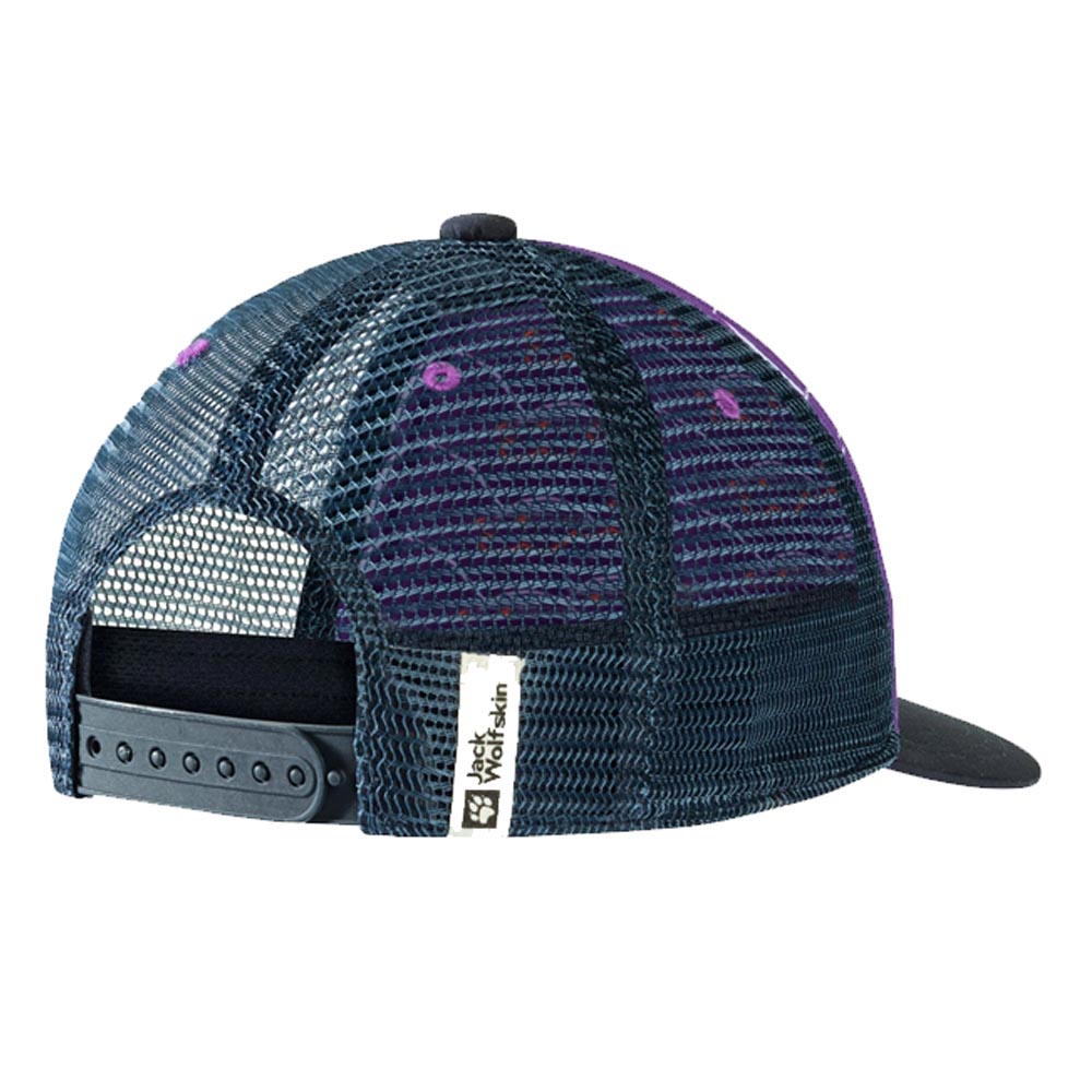 Гръб на детска шапка с козирка Jack Wolfskin Animal Mesh Cap K Sea Rose