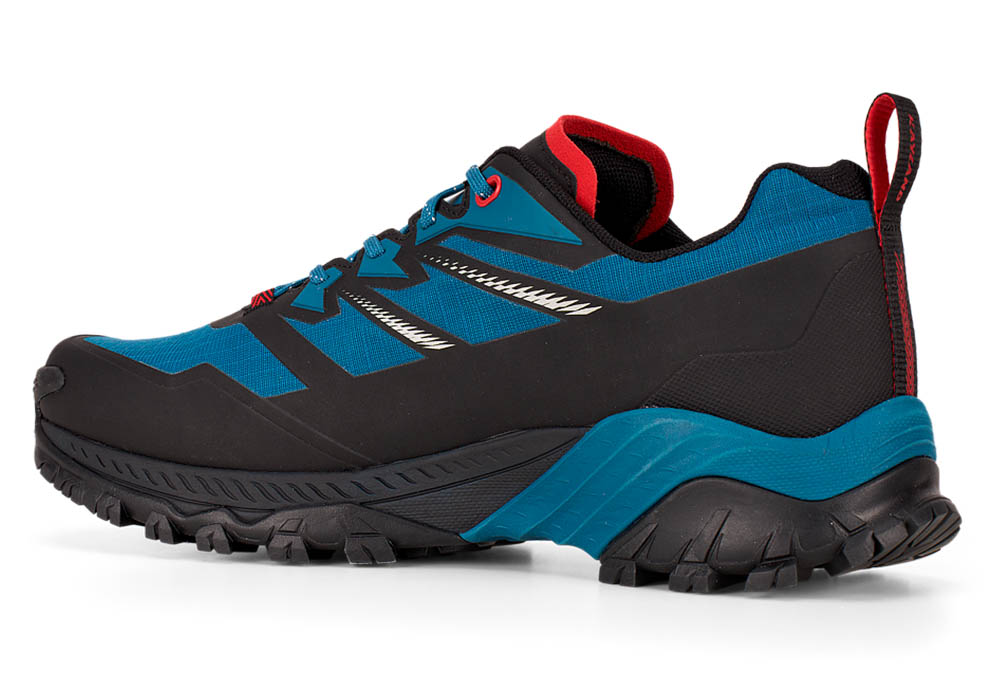 Men's low cut hiking shoes Kayland Duke Lite GTX Black Dark Teal - light and stable