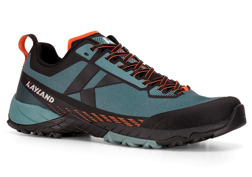 Men's low-cut hiking shoes Kayland Tuono Slate Orange - for fast hikes on hard terrain