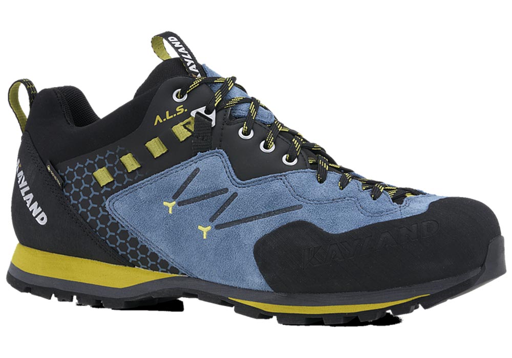Men's low hiking shoes Kayland Vitrik GTX Steel Blue Lime - approach and speed hikes!
