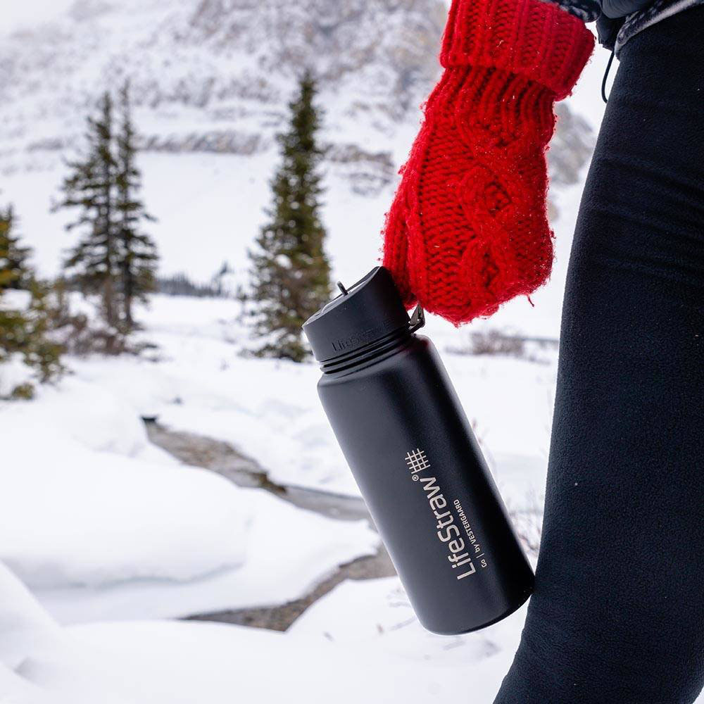 Термо бутилка за вода с филтър Go Stainless Steel 2-Stage Filtration