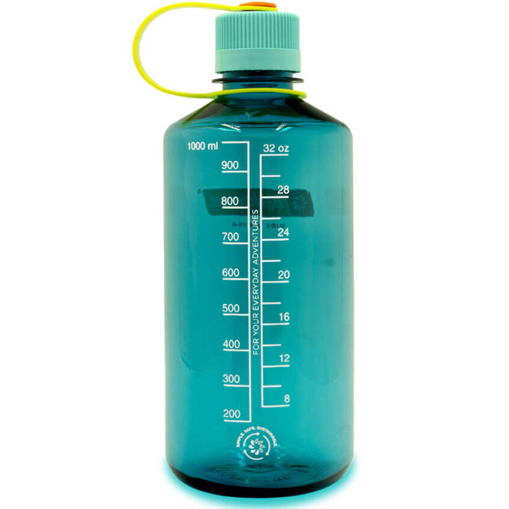 Бутилка за вода Nalgene Narrow Mouth Sustain 1 L Cerulean