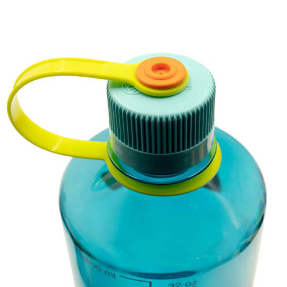 Бутилка за вода Nalgene Narrow Mouth Sustain 1 L Cerulean