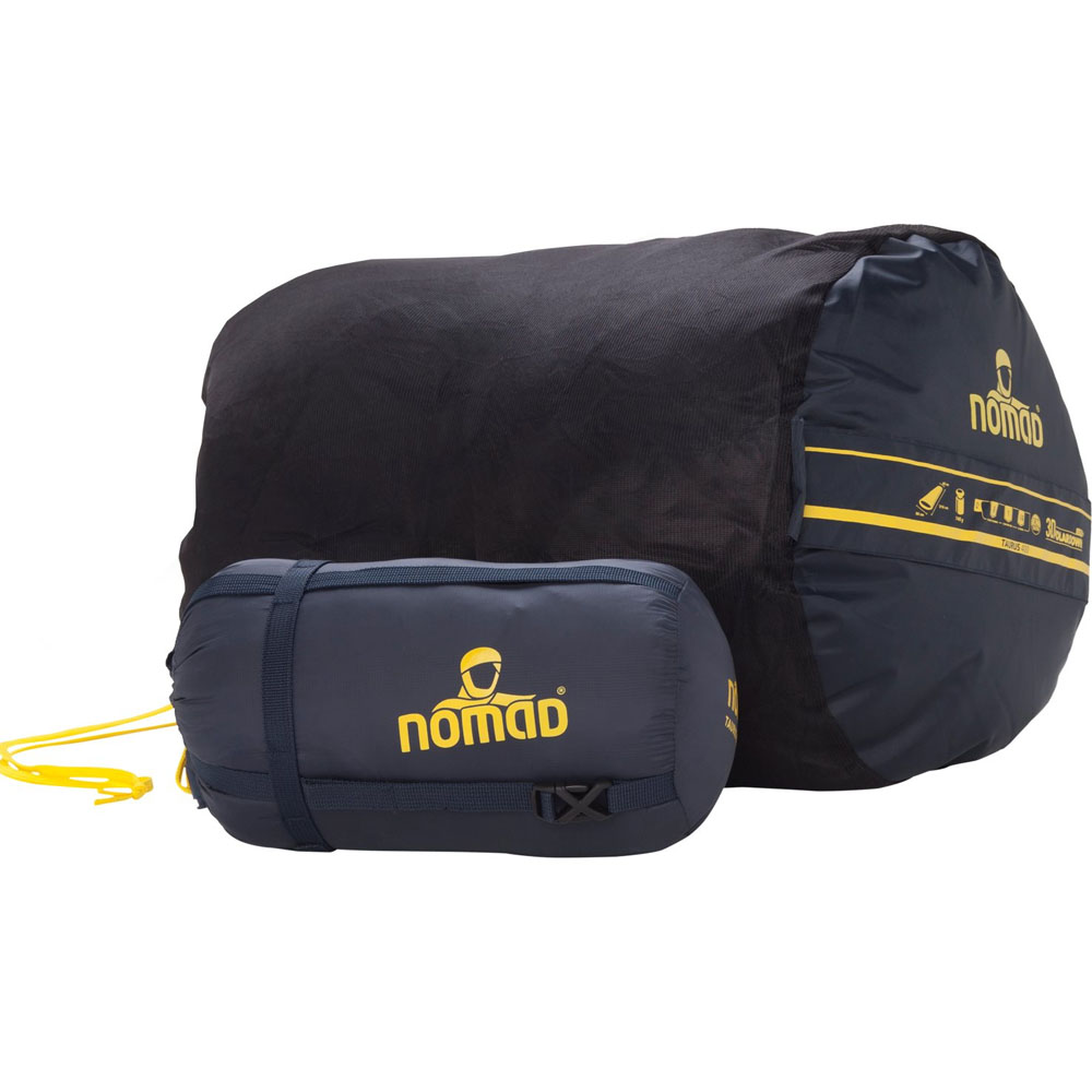 Калъф и сак на хибриден спален чувал Nomad Taurus 250 Dark Green