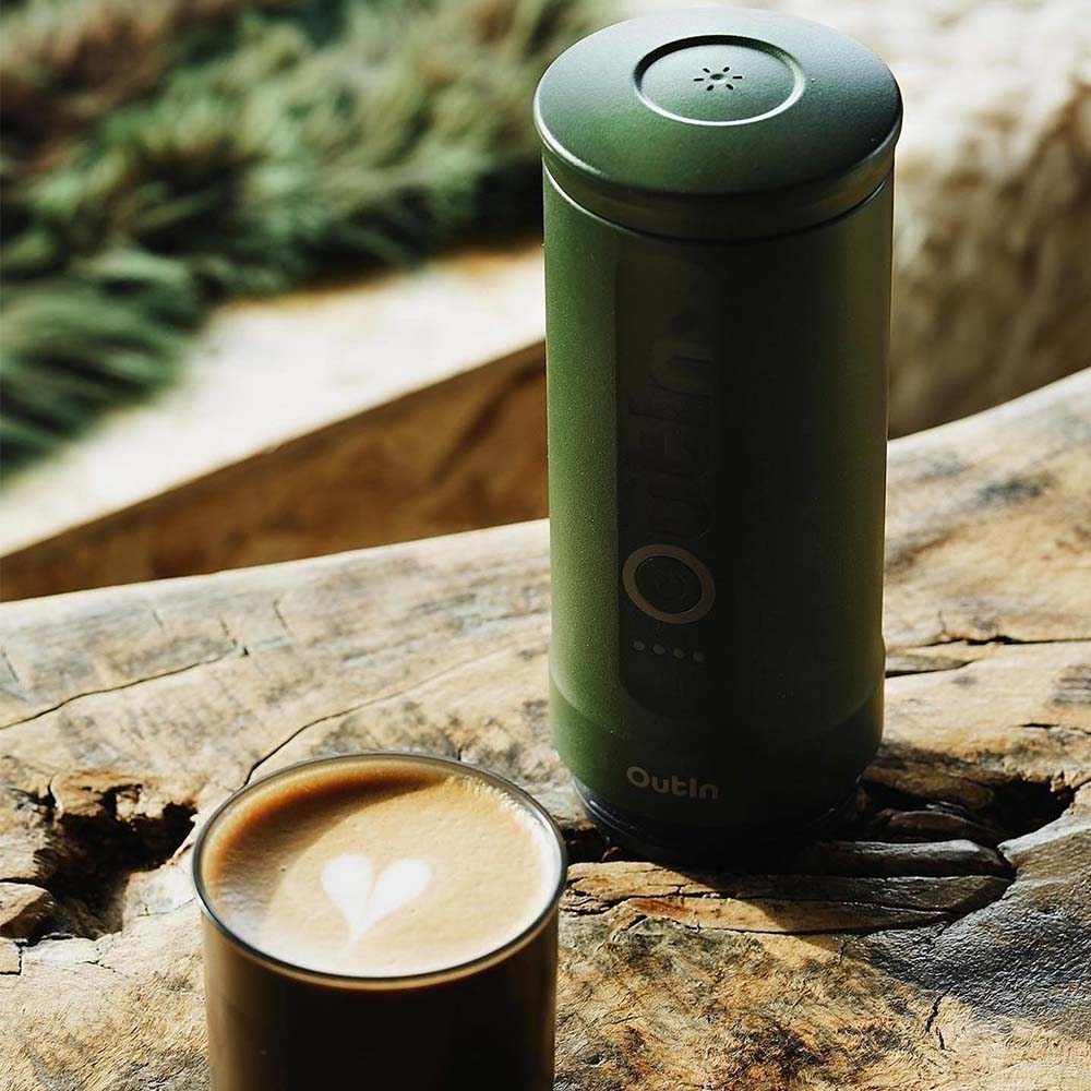 Преносима кафе машина Outin Nano Forest green