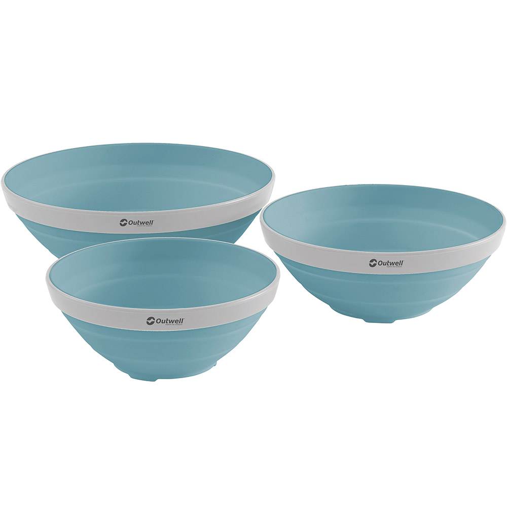 Separated Outwell Collaps Bowl Set Classic Blue
