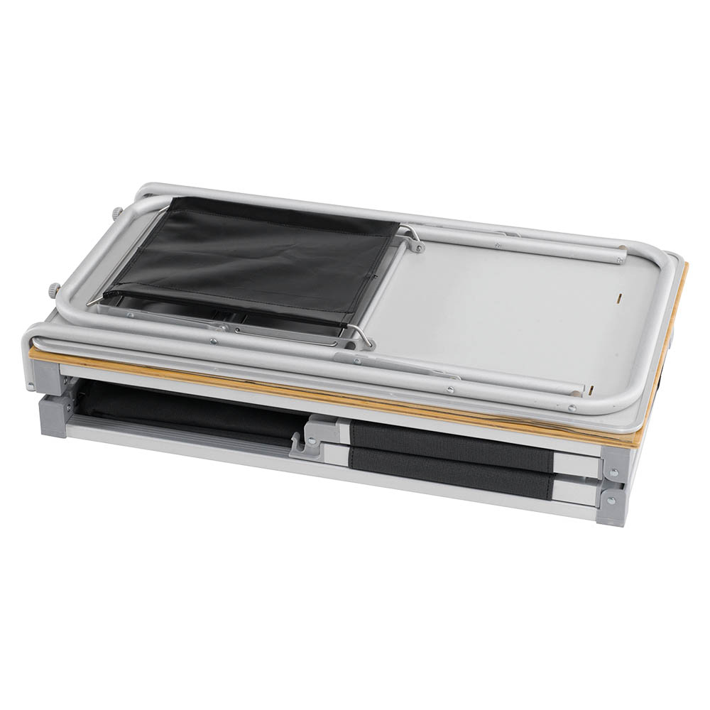 Сгъваем къмпинг шкаф Outwell Padres Storage Unit w. Side Table - най-добрата мобилна кухня!