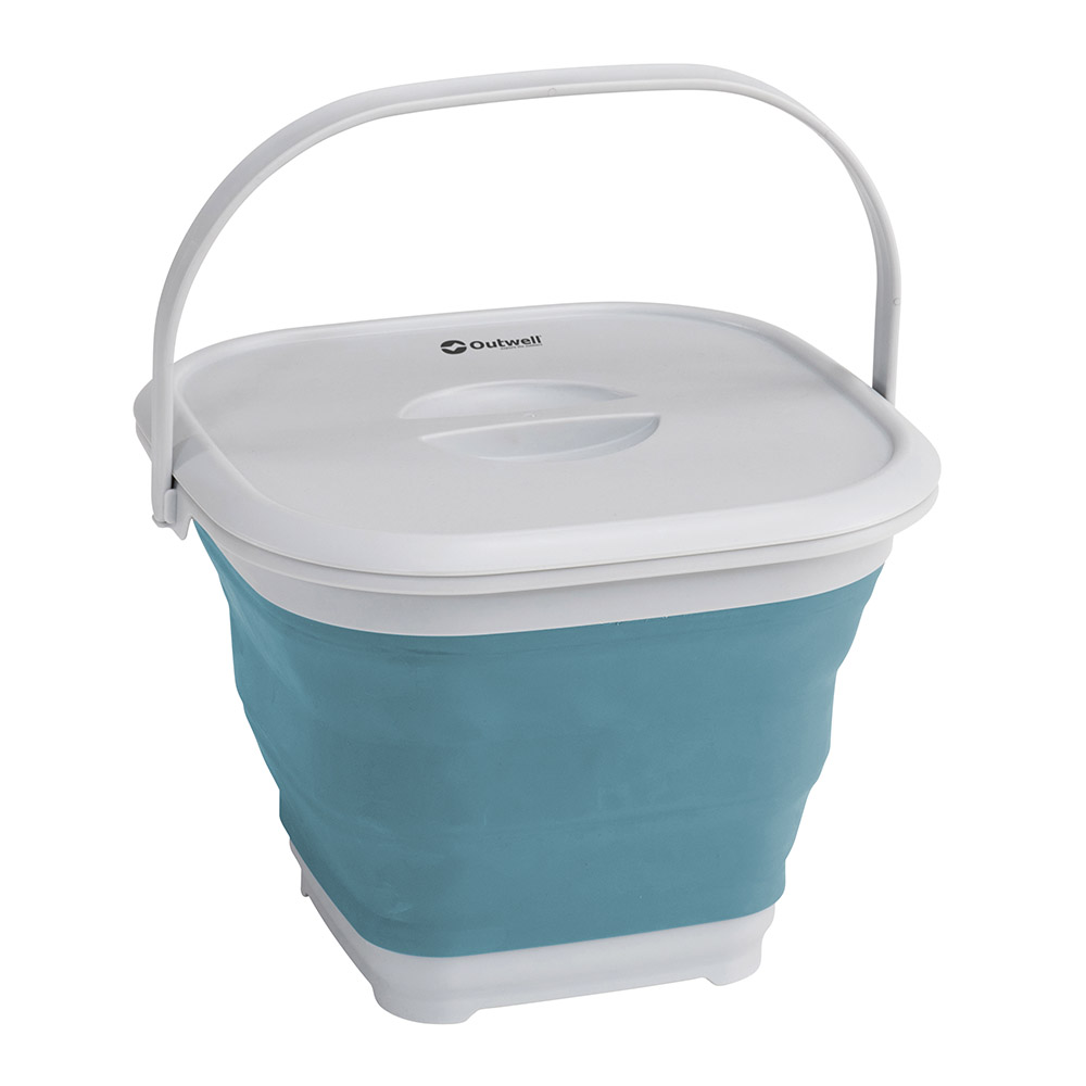 Outwell Collaps Bucket Square w/lid Classic Blue