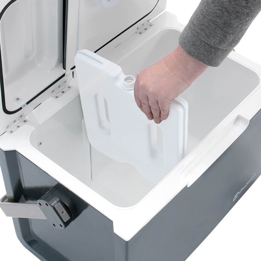 Електрическа хладилна чанта Outwell ECOcool box 24L 12V/230V Slate Grey Charcoal