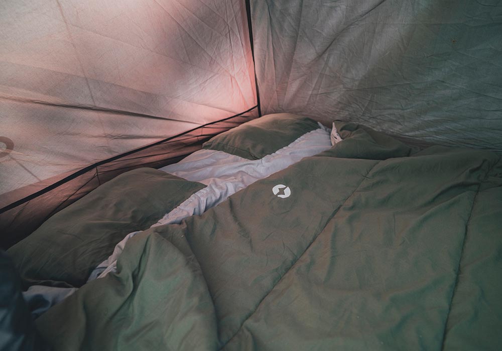 Двуместна надуваема палатка Outwell San Antonio 2 Air Blue