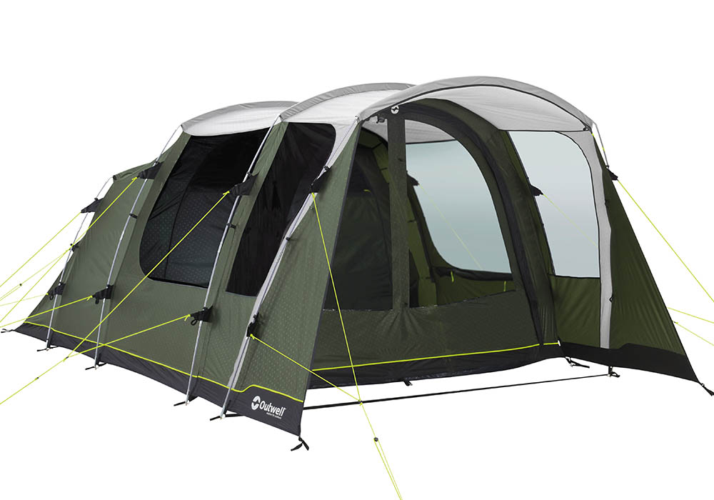 Затворен вход на петместна палатка Outwell Ashwood 5