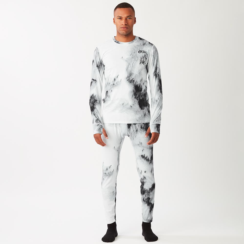 Мъжки термо клин Picture Organic Lhotse Printed Pants Snowy Pine Print 