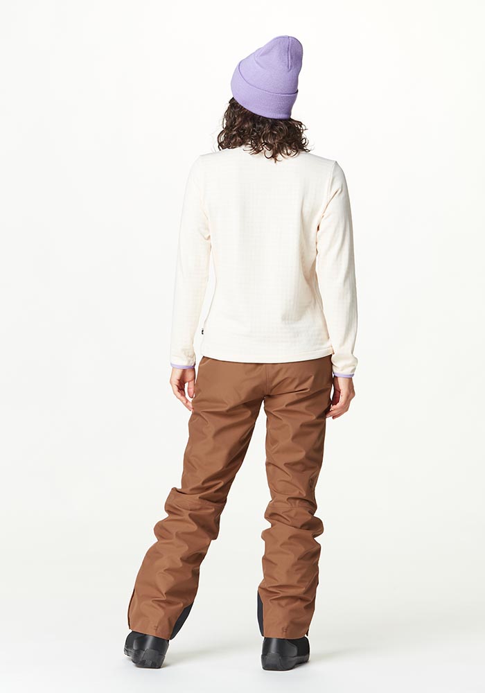 Дамски полар Picture Organic Bake W 1/4 Grid Fleece Vanilla