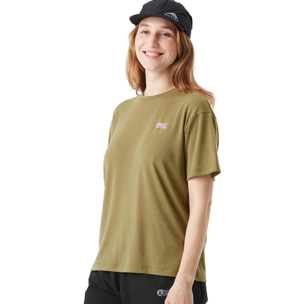 Дамска тениска Picture Organic Timont W Tech Tee Aloe