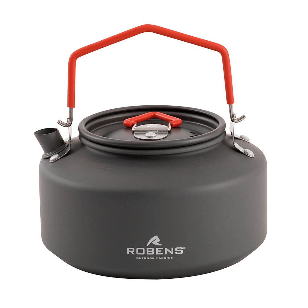 Алуминиев чайник Robens Basecamp Pro Kettle 1L - ултралек и компактен за къмпинг и туризъм