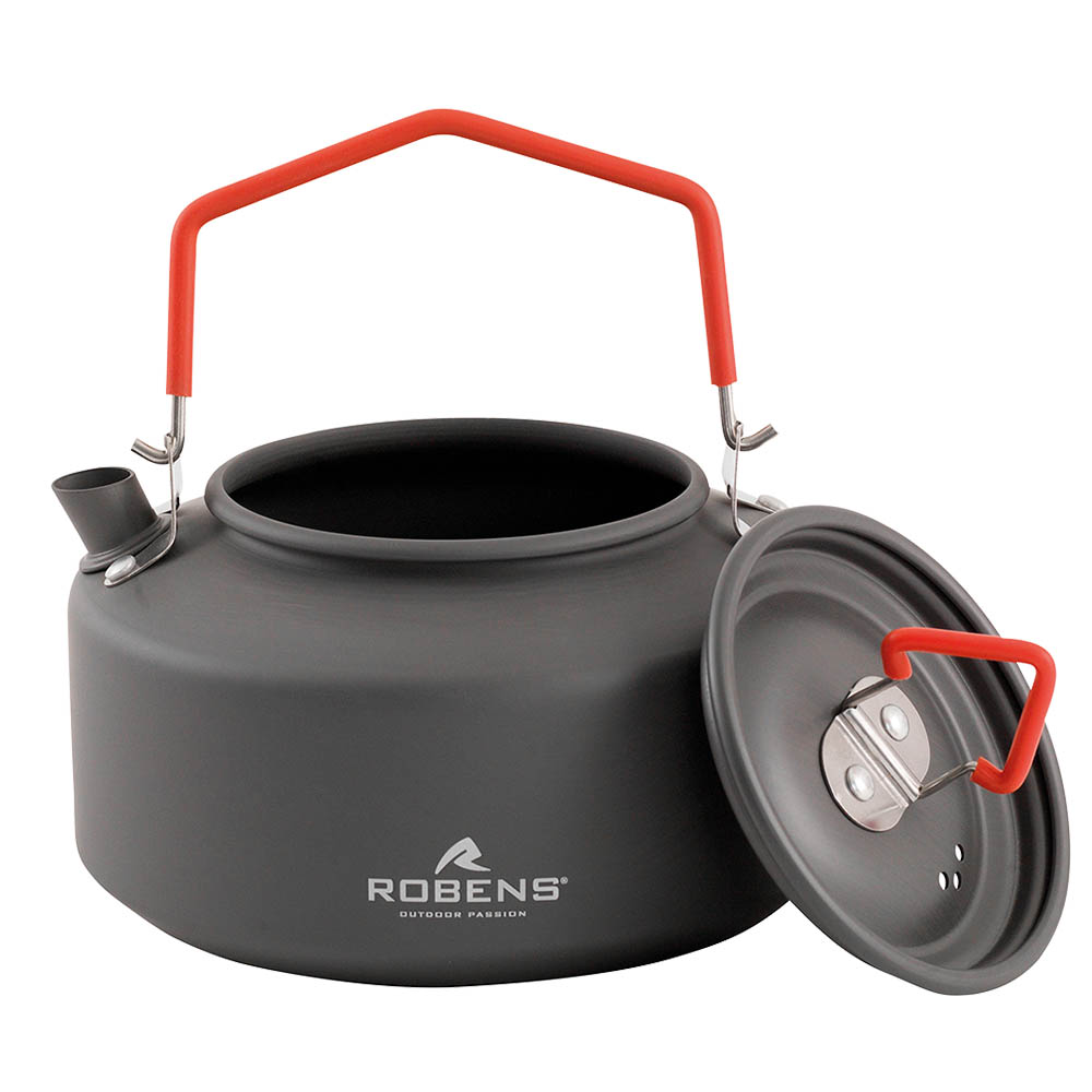 Алуминиев чайник Robens Basecamp Pro Kettle 1L - ултралек и компактен за къмпинг и туризъм