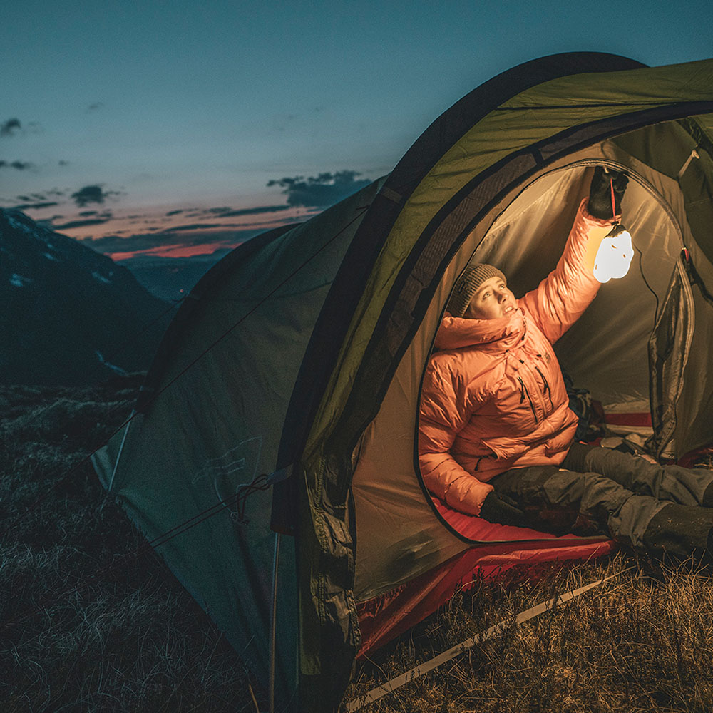 Осветителна LED лента за палатка Robens Merrick Light Strip 920LM - 200 cm - лека и универсална осветителна лента за туризъм