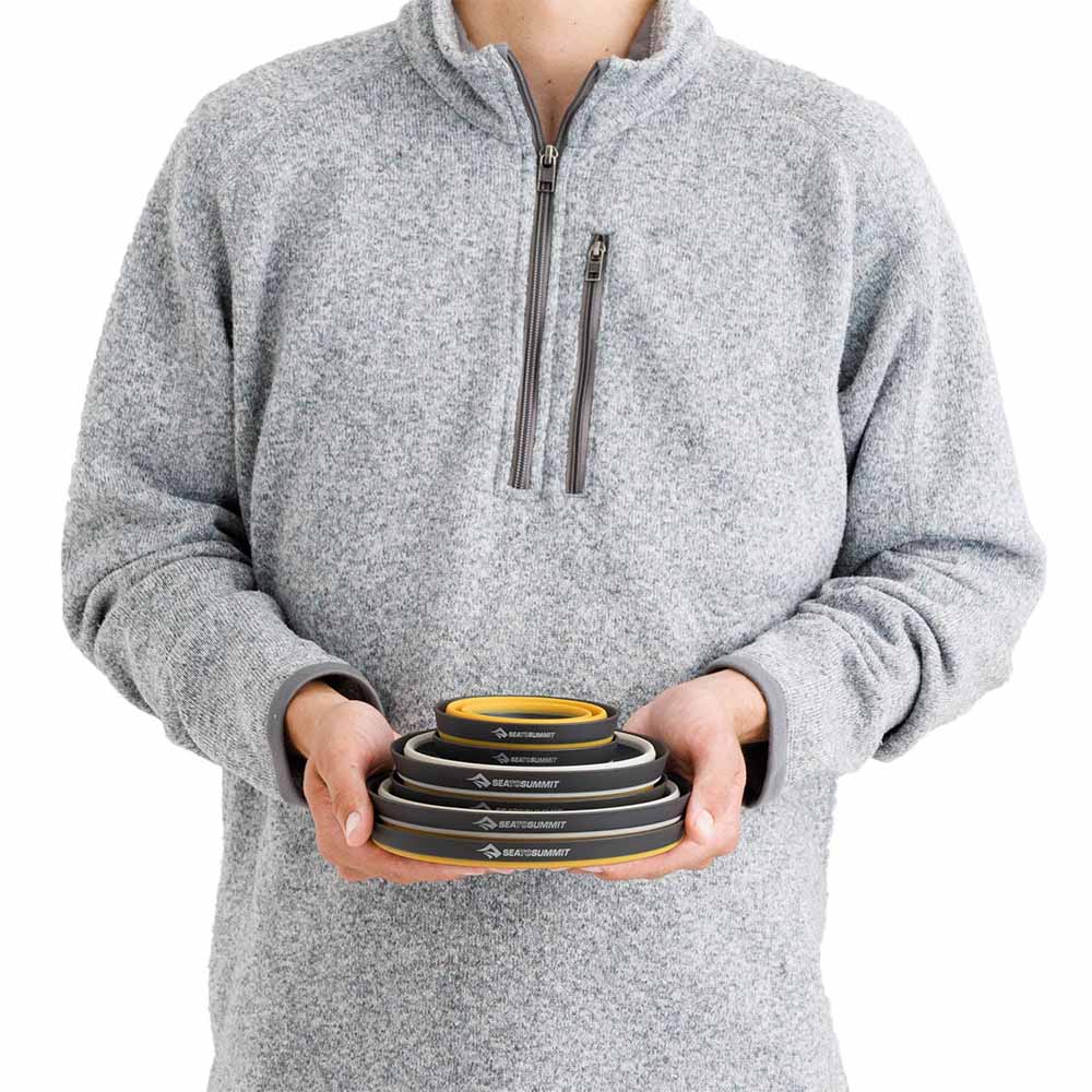 Сгъваем комплект съдове за хранене Frontier Ultralight Collapsible dinnerware set 6 peices