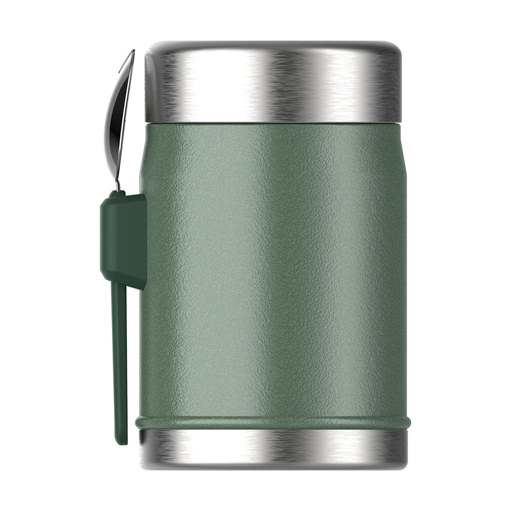 Термос за храна Stanley Legendary Food Jar+Spork 0.47L Hammertone Green