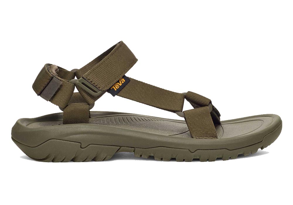 Men's hiking sandals TEVA Hurricane XLT 2 Men Sandals Olive - in the city, in the mountains, for fishing and water sports