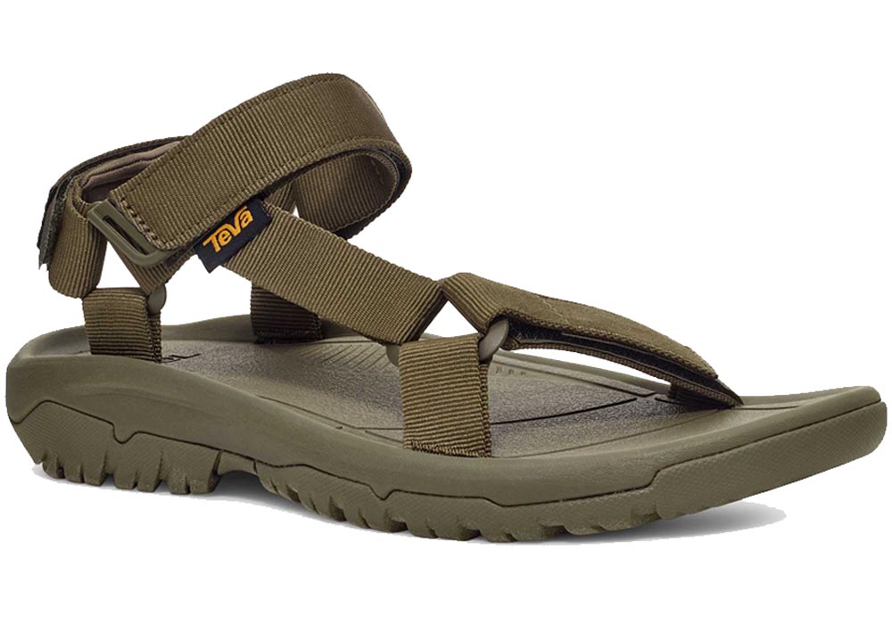 Men's hiking sandals TEVA Hurricane XLT 2 Men Sandals Olive - in the city, in the mountains, for fishing and water sports