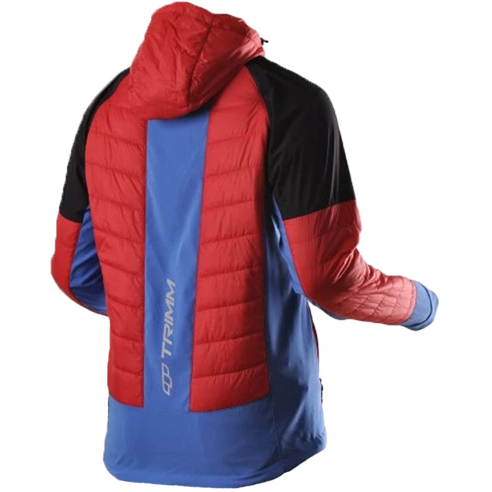 Мъжко яке с изолация Trimm Contre Red / Jeans Blue