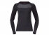 Дамска термо блуза от мерино вълна Bergans Cecilie Wool Long Sleeve Black 2023