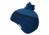 Детска шапка с помпон Bergans Earflap Kids Beanie Dark Riviera Blue 2022