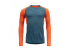 Мъжка блуза от мерино вълна за бягане Devold Running Merino 130 Shirt Man Pond 2023
