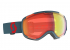 Ски маска Scott Faze II Google Neon Red / Aruba Green Illuminator Red Chrome 2023