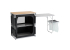 Сгъваем къмпинг шкаф Outwell Padres Storage Unit w. Side Table - най-добрата мобилна кухня!