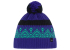 Зимна шапка Eisbär Norrak Pompon MÜ 493 Ultra Violet / Mineral Green