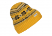 Детска шапка с мерино вълна Bergans Jacquard Kids Beanie Light Golden Yellow 2023