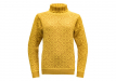 Вълнен пуловер Devold Svalbard Sweater High Neck Cyber / Arrowwood 2022