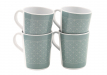 Комплект от четири чаши Outwell Blossom Mug Set Blue Shadow