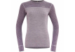Дамска двулицева термо блуза от мерино вълна Devold Kvitegga Merino 230 Shirt Woman Orchid 2025