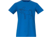 Детска тениска Bergans Graphic Youth Tee Athens Blue / Navy Blue