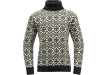 Вълнен пуловер Devold Hoddevik Wool High Neck Sweater Anthracite / Offwhite 2024