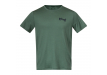 Мъжка тениска от мерино вълнa Bergans Graphic Wool Tee Dark Jade Green 2023