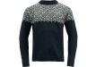 Вълнен пуловер Devold Bjørnøya Wool Sweater Ink / Offwhite 2024
