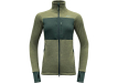Дамско вълненo яке Devold Egga Grid Merino Jacket Woman Lichen / Woods 2023