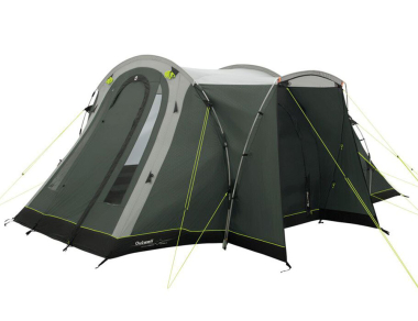 Четириместна палатка Outwell Nevada 4 Green - уникален датски модел за къмпинг почивка на цялото семейство! Висок клас материи! Безплатна доставка до 24ч!